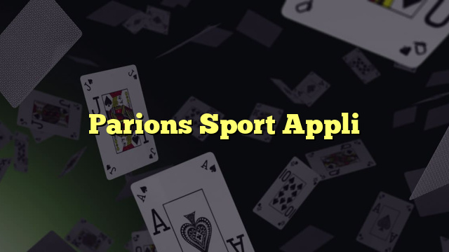Parions Sport Appli