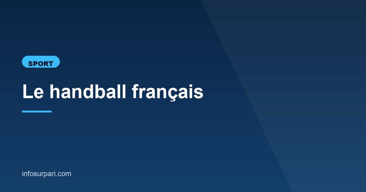 Illustration de l'article consacré au handball français